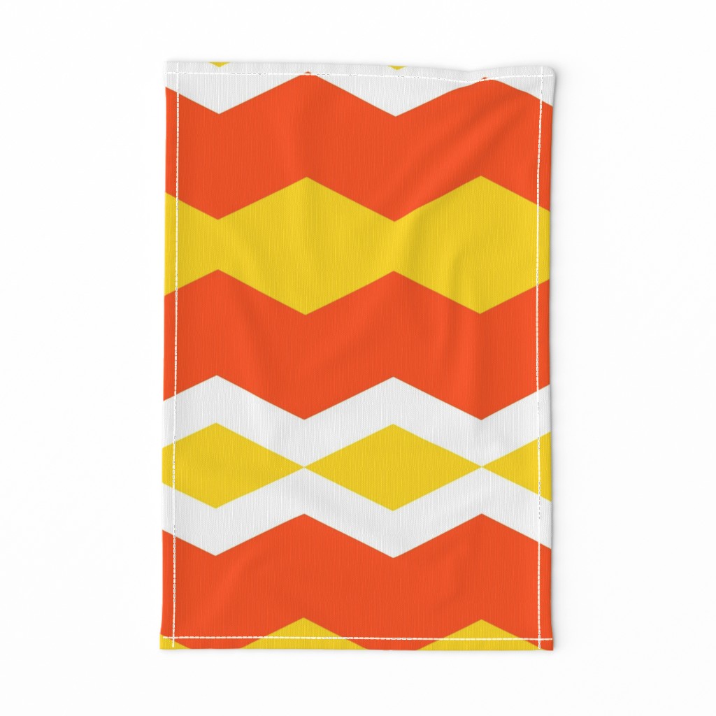 This Is Halloween! ~ Candy Corn Chevron