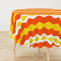 This Is Halloween! ~ Candy Corn Chevron