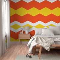 This Is Halloween! ~ Candy Corn Chevron