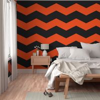 This Is Halloween ~ Black and Orange Chevron