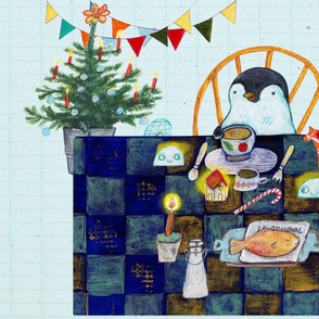 Penguin's Christmas Dinner