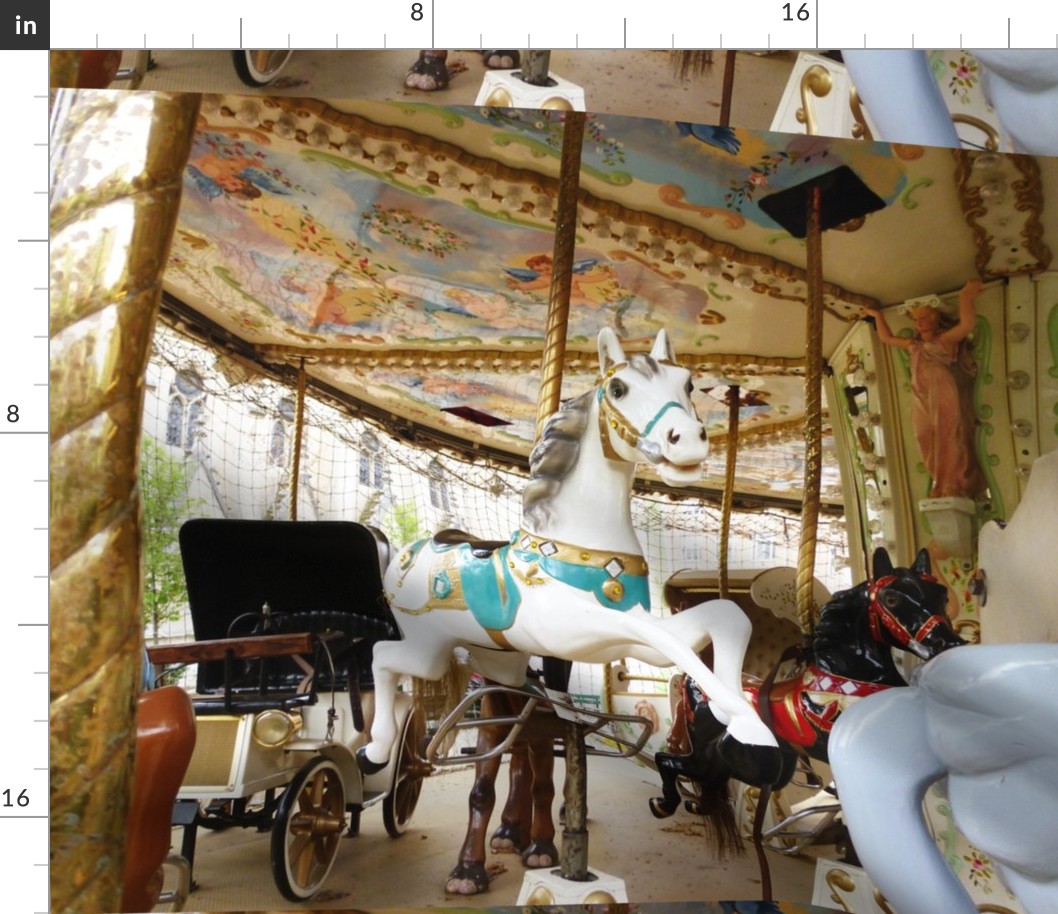 White Horse on Carousel