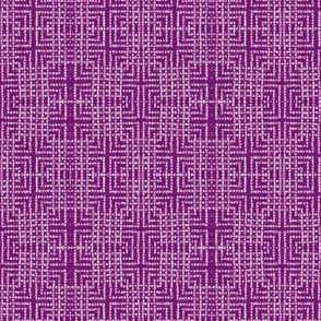 edo bead - purple, white