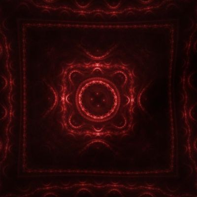 Square Fractal - Red