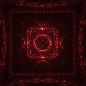 Square Fractal - Red