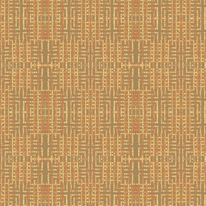 edo bead - taupe, salmon, yellow