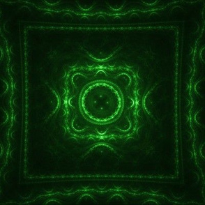 Square Fractal - Green