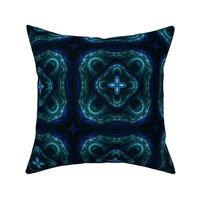 Square Fractal 2 - Blue and Teal