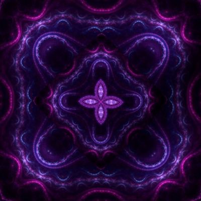 Square Fractal 2 - Purple and Magenta