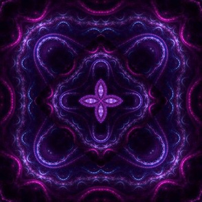 Square Fractal 2 - Purple and Magenta