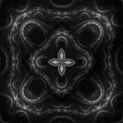 Square Fractal 2 - Gray