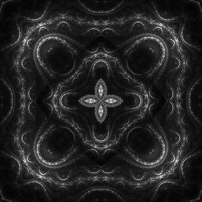 Square Fractal 2 - Gray