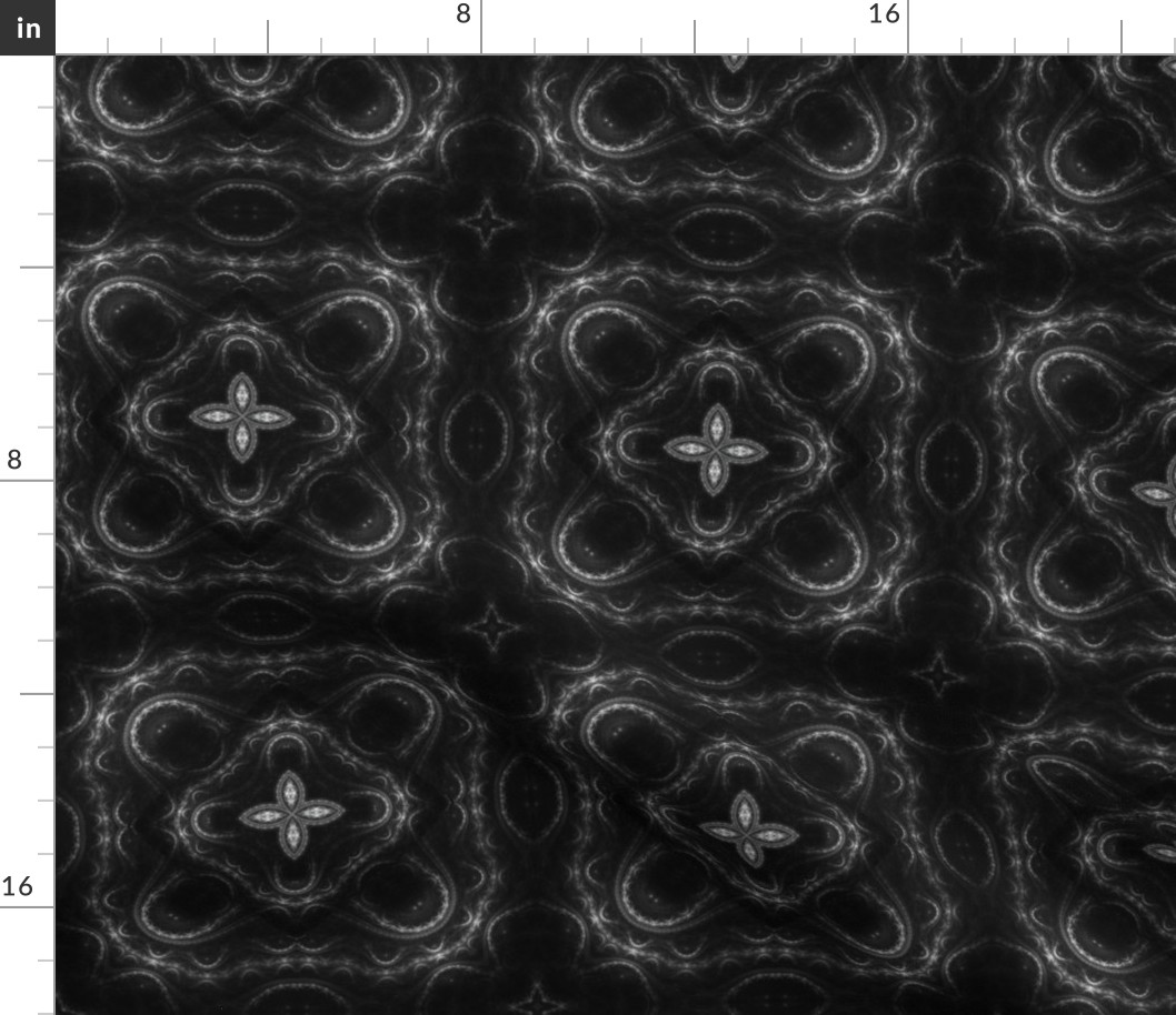 Square Fractal 2 - Gray