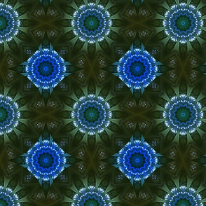 Kaleidoscope 12 - Mojo in Green and Blue