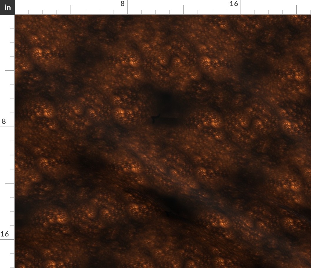 Fractal Background 2 - Dark Orange