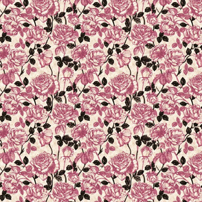 Toile_de_Jouy_roses (pink and black)