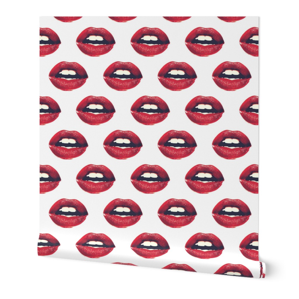 Red Lips Fabric