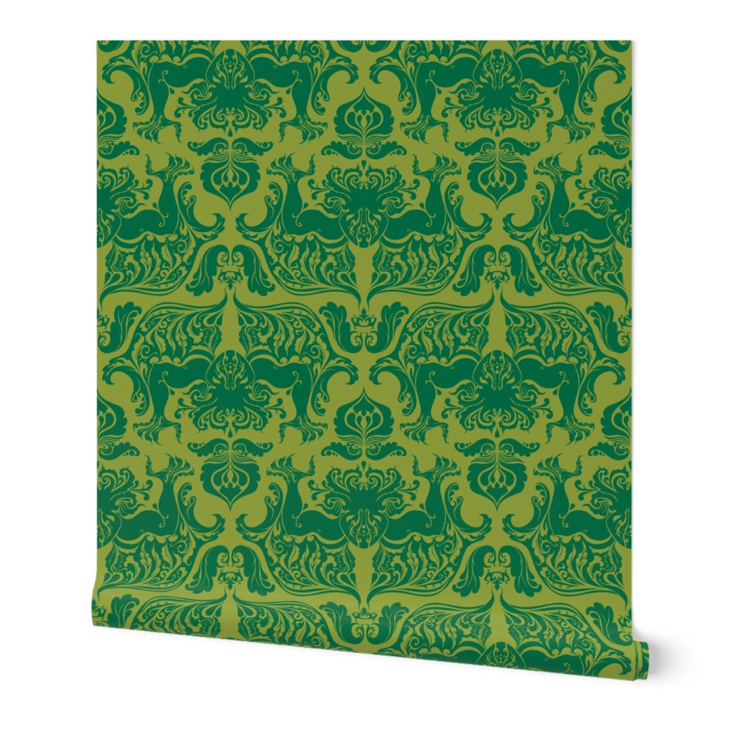 I Love Craft (Cthulhu Damask)