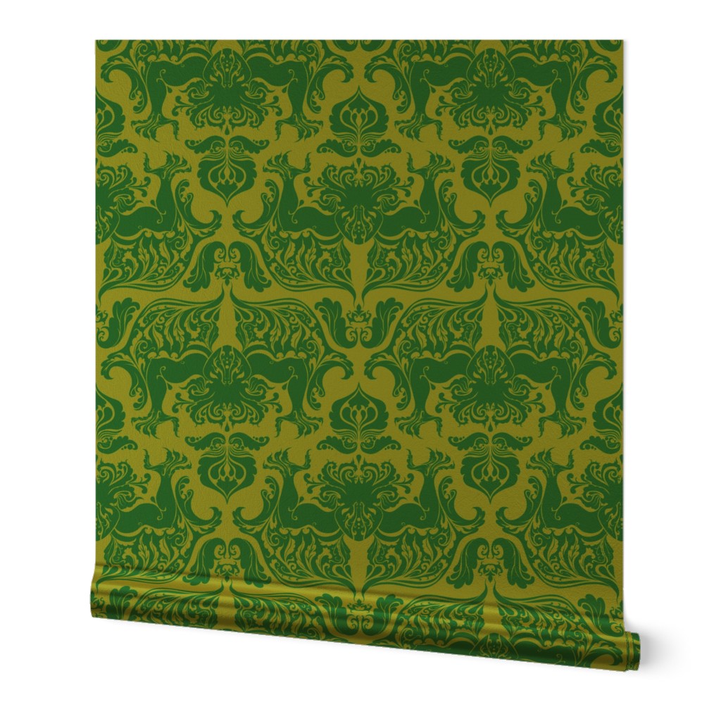 I Love Craft (Cthulhu Damask)