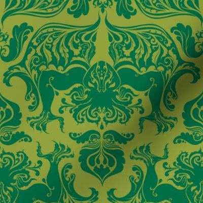 I Love Craft (Cthulhu Damask)