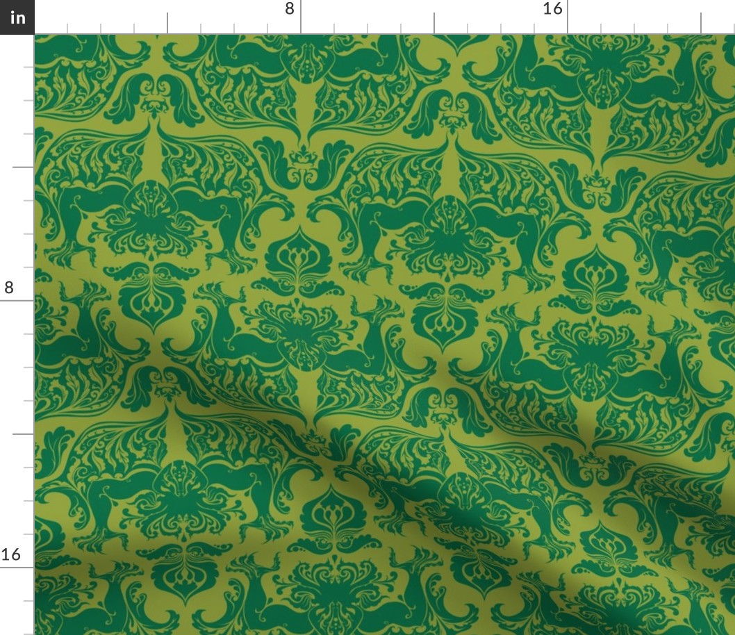 I Love Craft (Cthulhu Damask)