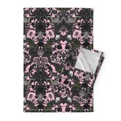 This Is Halloween! Haunted House Damask ~ Pale Pink