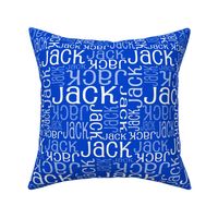 Personalised Name Fabric - Blue 15