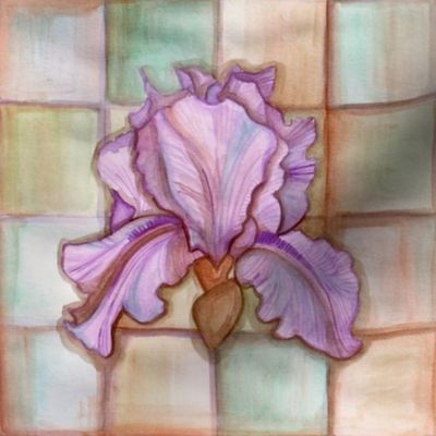 Iris Watercolor