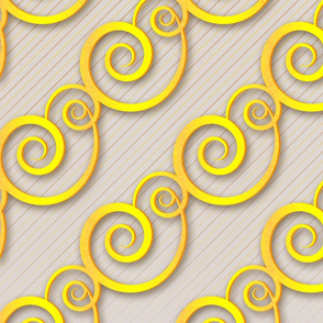 golden swirls