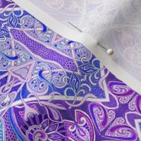 Old Fashioned Twisted Paisley Victorian (in purples)