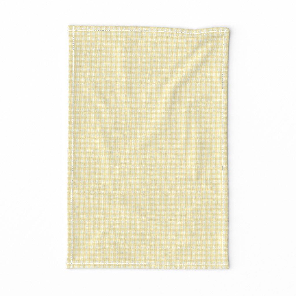 pale sunshine gingham, 1/4" squares 