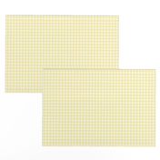 pale sunshine gingham, 1/4" squares 