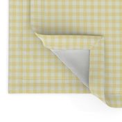 pale sunshine gingham, 1/4" squares 