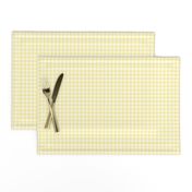 pale sunshine gingham, 1/4" squares 