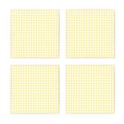 pale sunshine gingham, 1/4" squares 