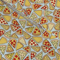 pizza party - blue