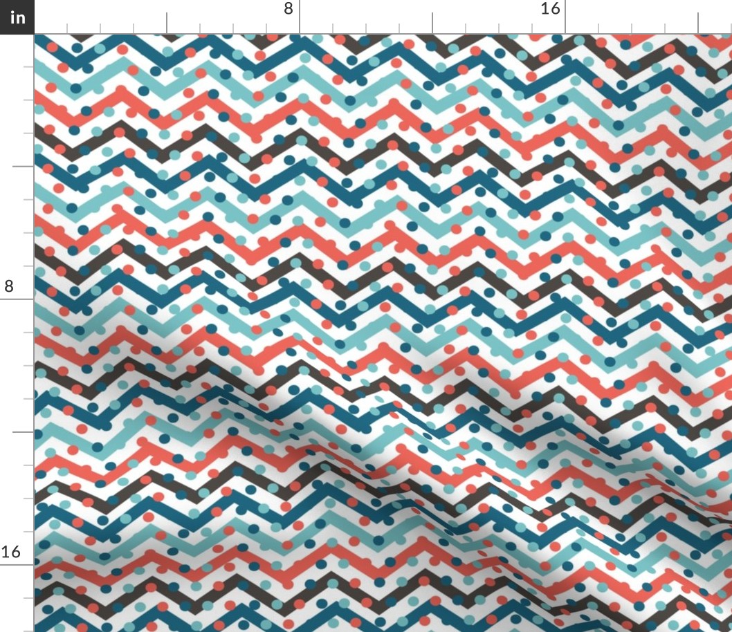 chevron with dots