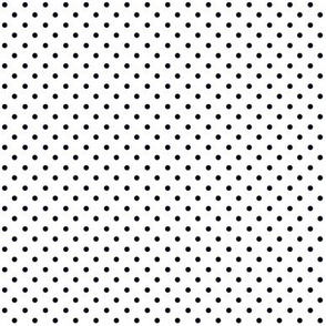 Swiss Dots Black Reverse