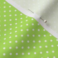 Swiss Dots Floral Green