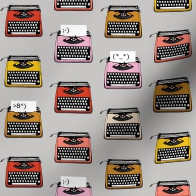 Typewriter Emojis* (Silkscreen) 