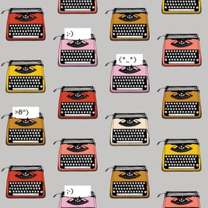 Typewriter Emojis* (Silkscreen) 