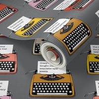 Pangram Typewriters* (Pepper Pot)