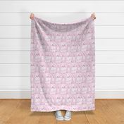 Personalised Name Fabric - Pink Reverse