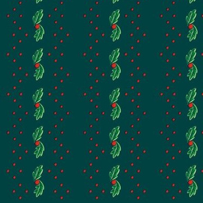 Green Holly Stripe ©2013 by Jane Walker