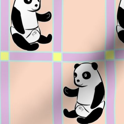 Baby Panda Girl Colours