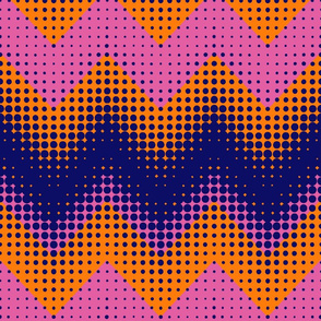 Bubble Chevron - Mod Op Art 