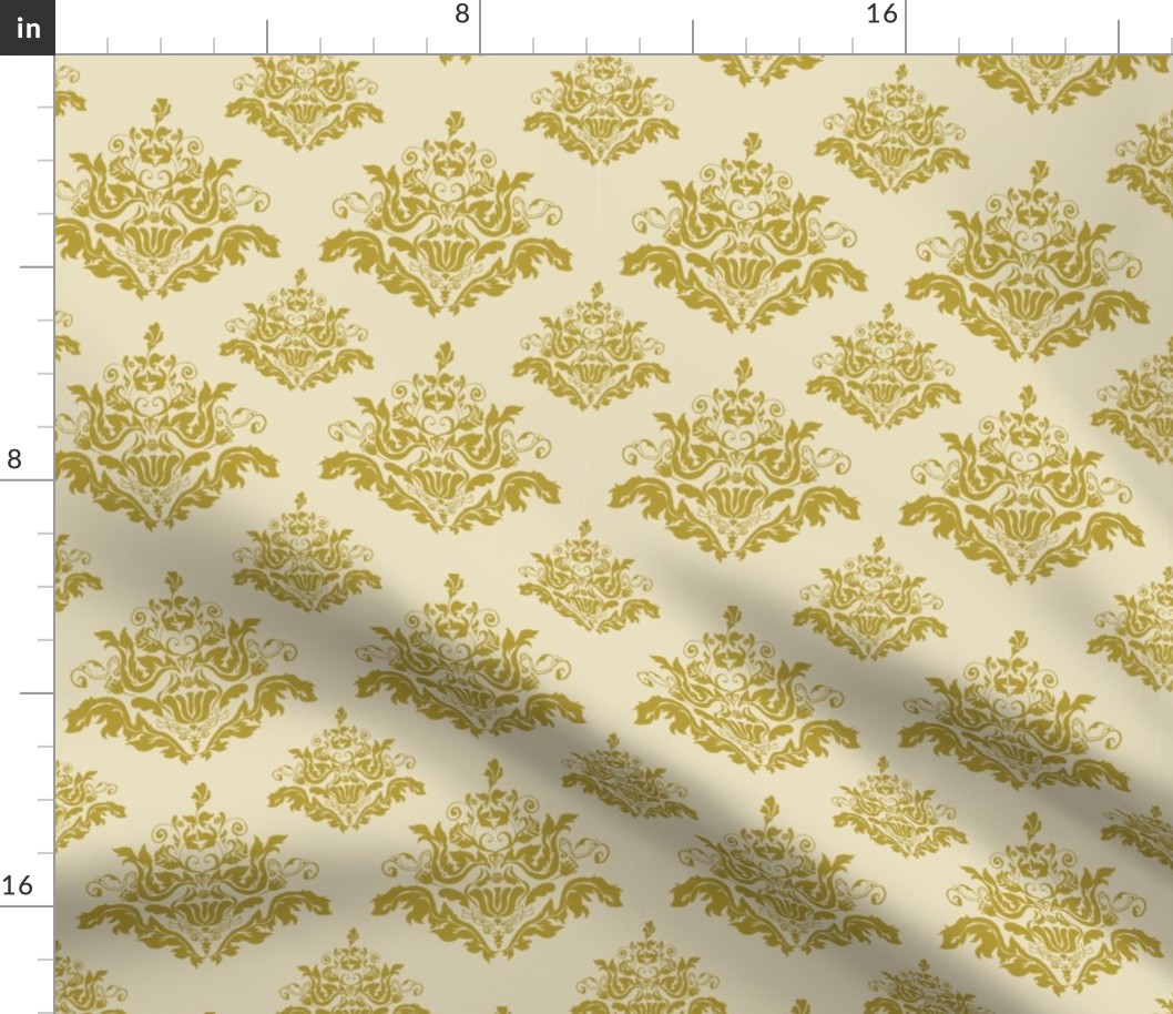 Rococo Pattern-Green