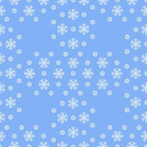 Blue Snowflake Weave ©2013 by Jane Walker