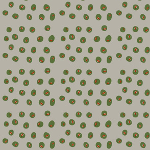 Olive Doodle Dots