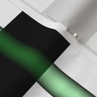 Translucent Green Tubes (vertical) and Black Webbing